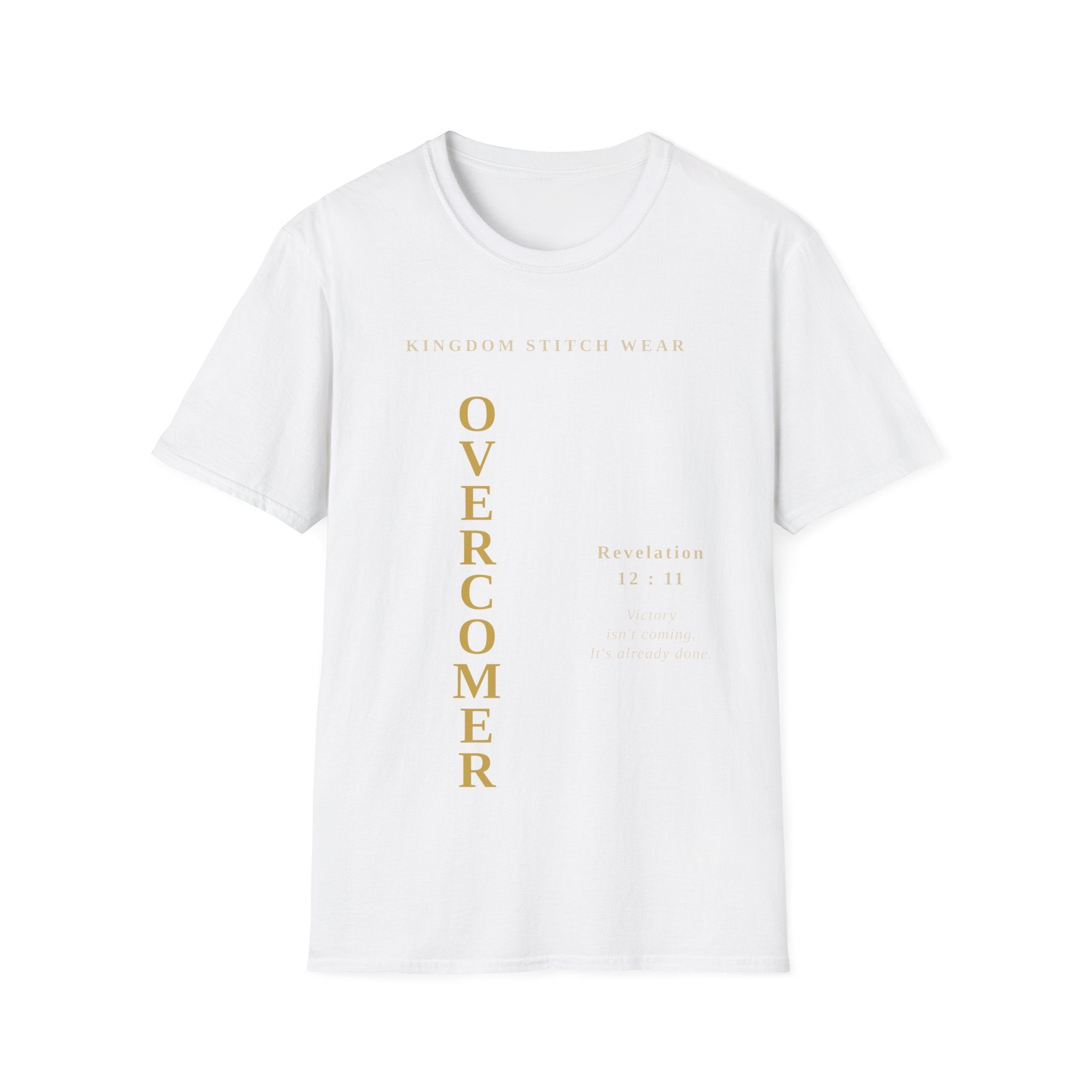 OVERCOMER Tee | Faith-Based Streetwear | Kingdom Stitch Wear