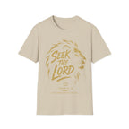 Seek the Lord Tee | Psalm 34:10 | Kingdom Stitch Wear