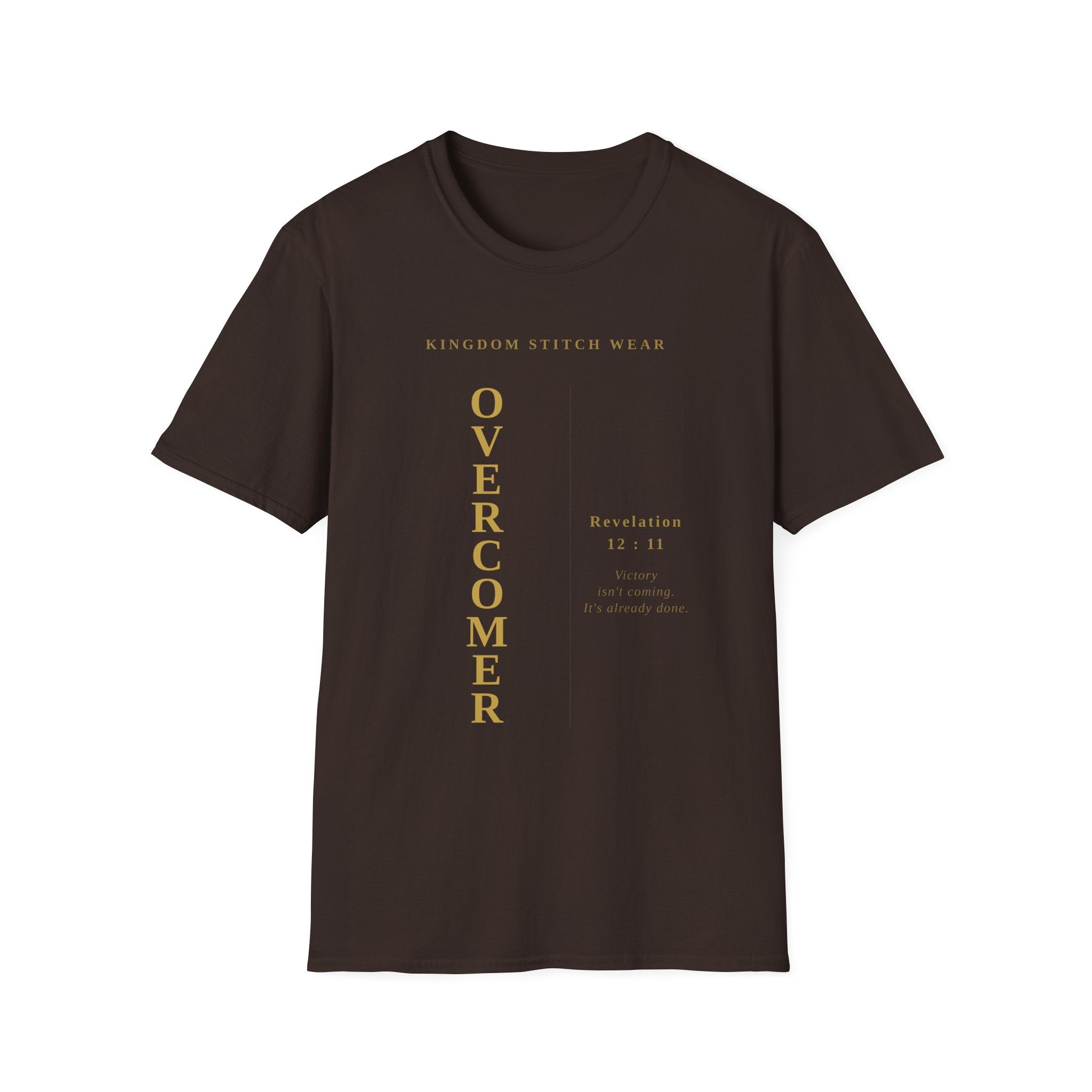 OVERCOMER Tee | Faith-Based Streetwear | Kingdom Stitch Wear