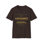 Not Ashamed of the Gospel Tee | Faith-Based Streetwear | Kingdom Stitch Wear