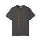 Redeemed Tee | Isaiah 43:1 | Garment-Dyed Comfort Colors Christian Apparel | Kingdom Stitch Wear
