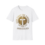 Seek First the Kingdom Tee | Faith-Based Streetwear | Kingdom Stitch Wear