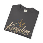 Kingdom Stitch Wear Signature Logo Tee | Wear Your Faith | Garment-Dyed Comfort Colors Christian Apparel | Kingdom Stitch Wear