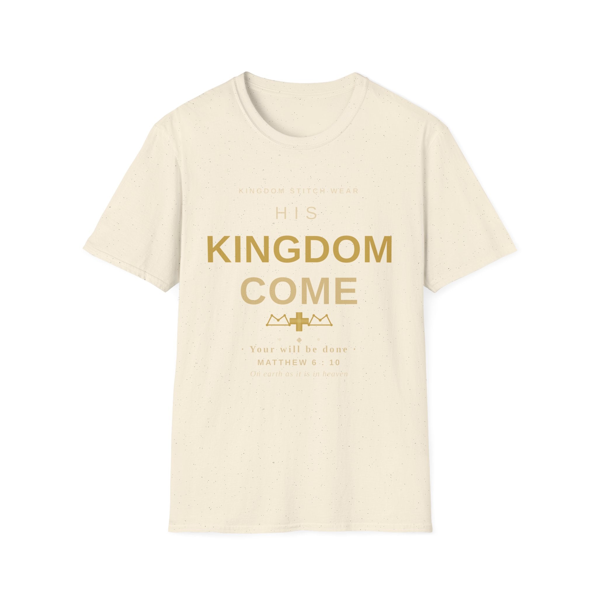 His Kingdom Come Tee | Faith-Based Streetwear | Kingdom Stitch Wear
