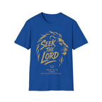 Seek the Lord Tee | Psalm 34:10 | Kingdom Stitch Wear