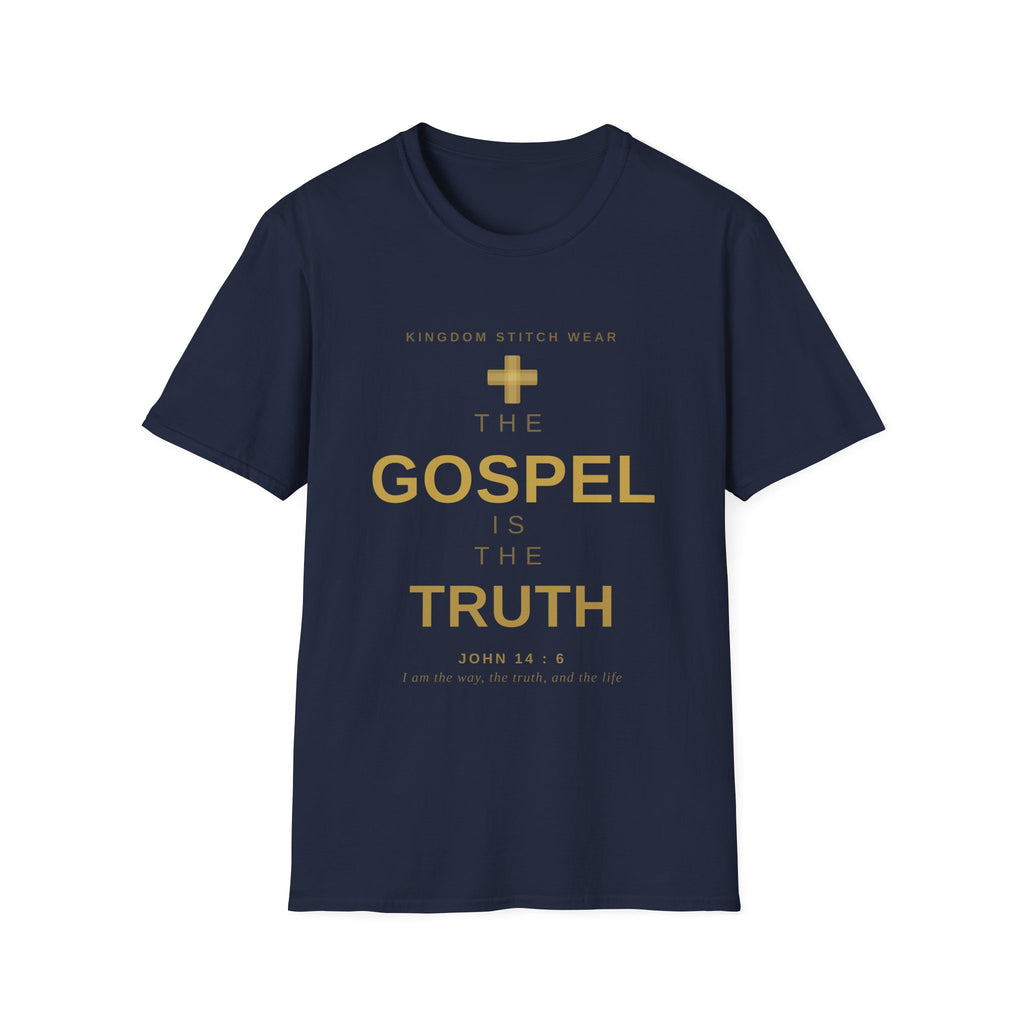 The Gospel is the Truth Tee | Faith-Based Streetwear | Kingdom Stitch Wear
