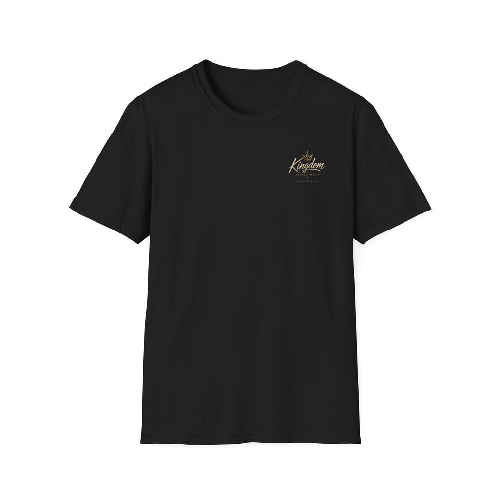 Savior Tee | Jesus Line Art On Back |logo in front left chest| Faith-Based Streetwear | Kingdom Stitch Wear