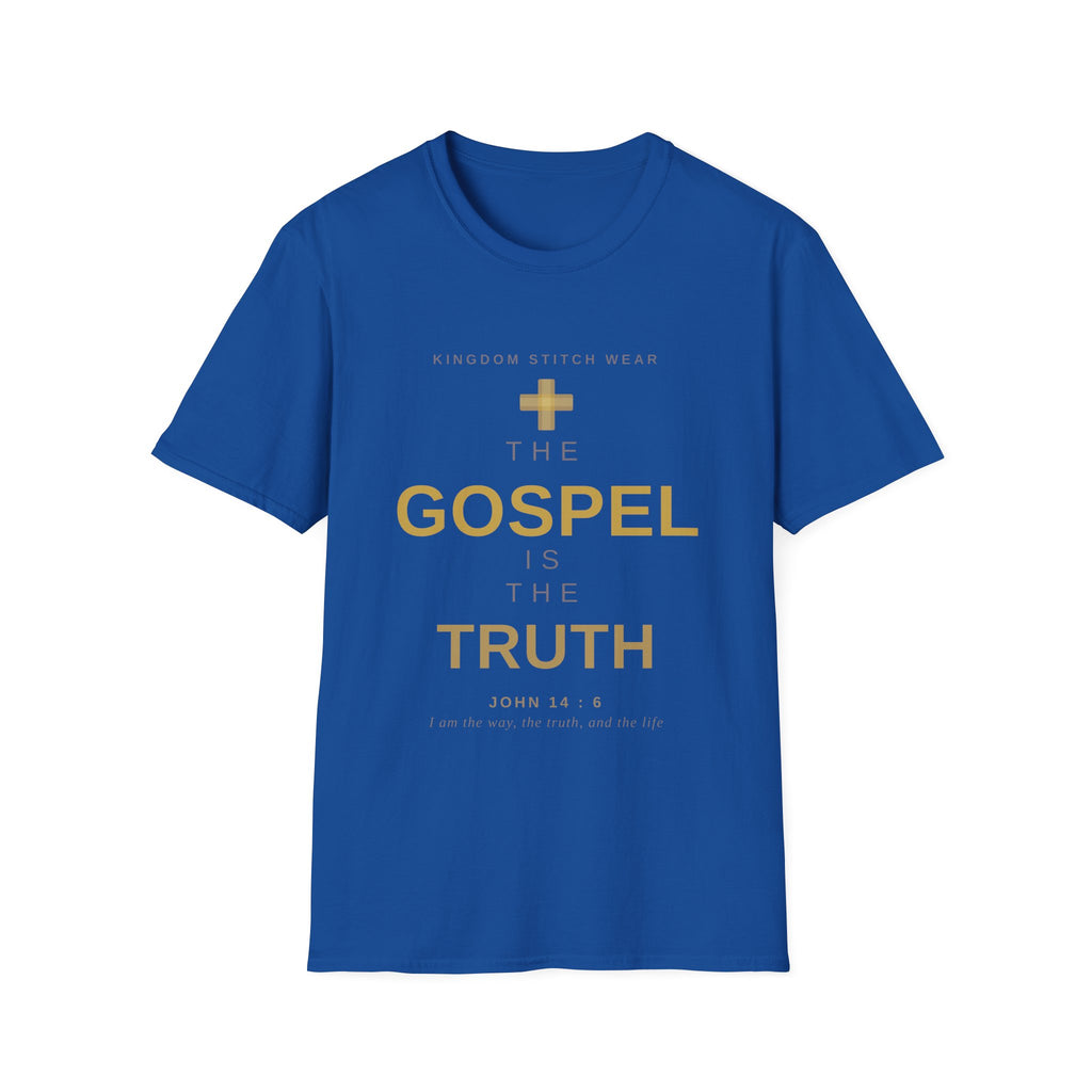 The Gospel is the Truth Tee | Faith-Based Streetwear | Kingdom Stitch Wear