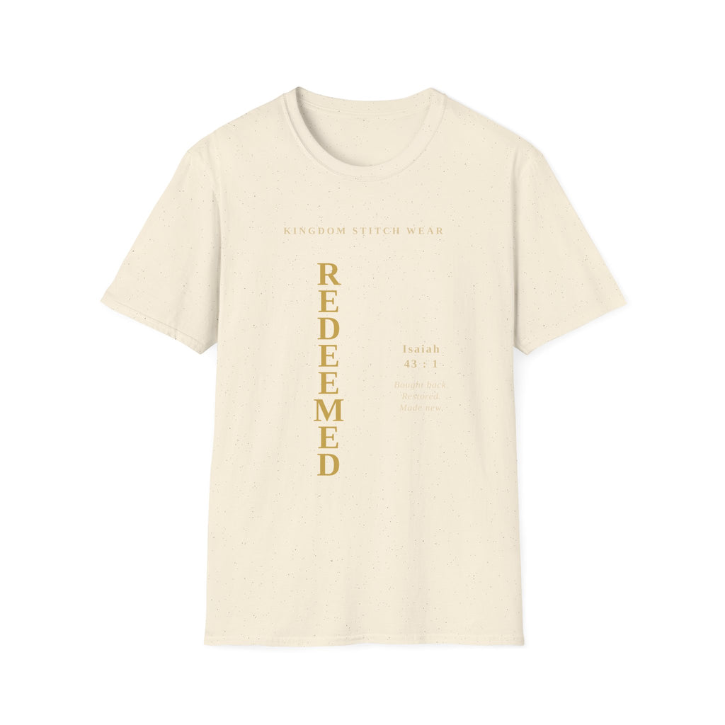 REDEEMED Tee | Faith-Based Streetwear | Kingdom Stitch Wear