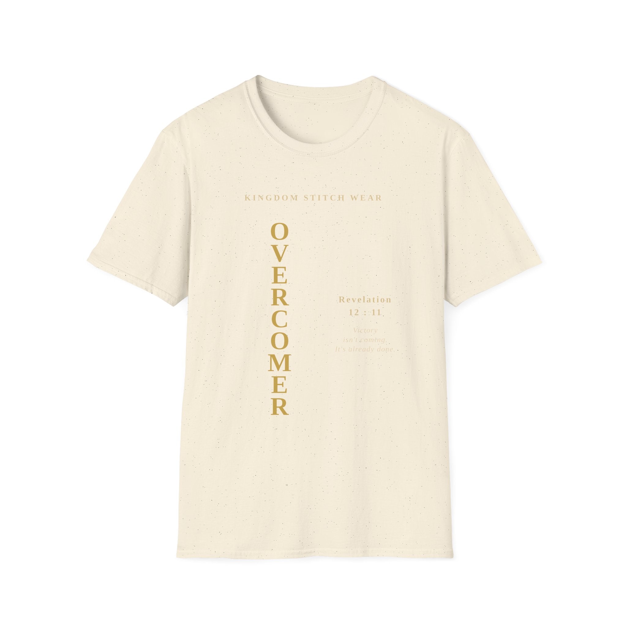 OVERCOMER Tee | Faith-Based Streetwear | Kingdom Stitch Wear