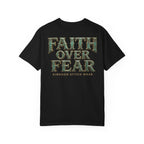 Faith Over Fear Tee Back Graphic| Vintage Patina | Kingdom Stitch Wear