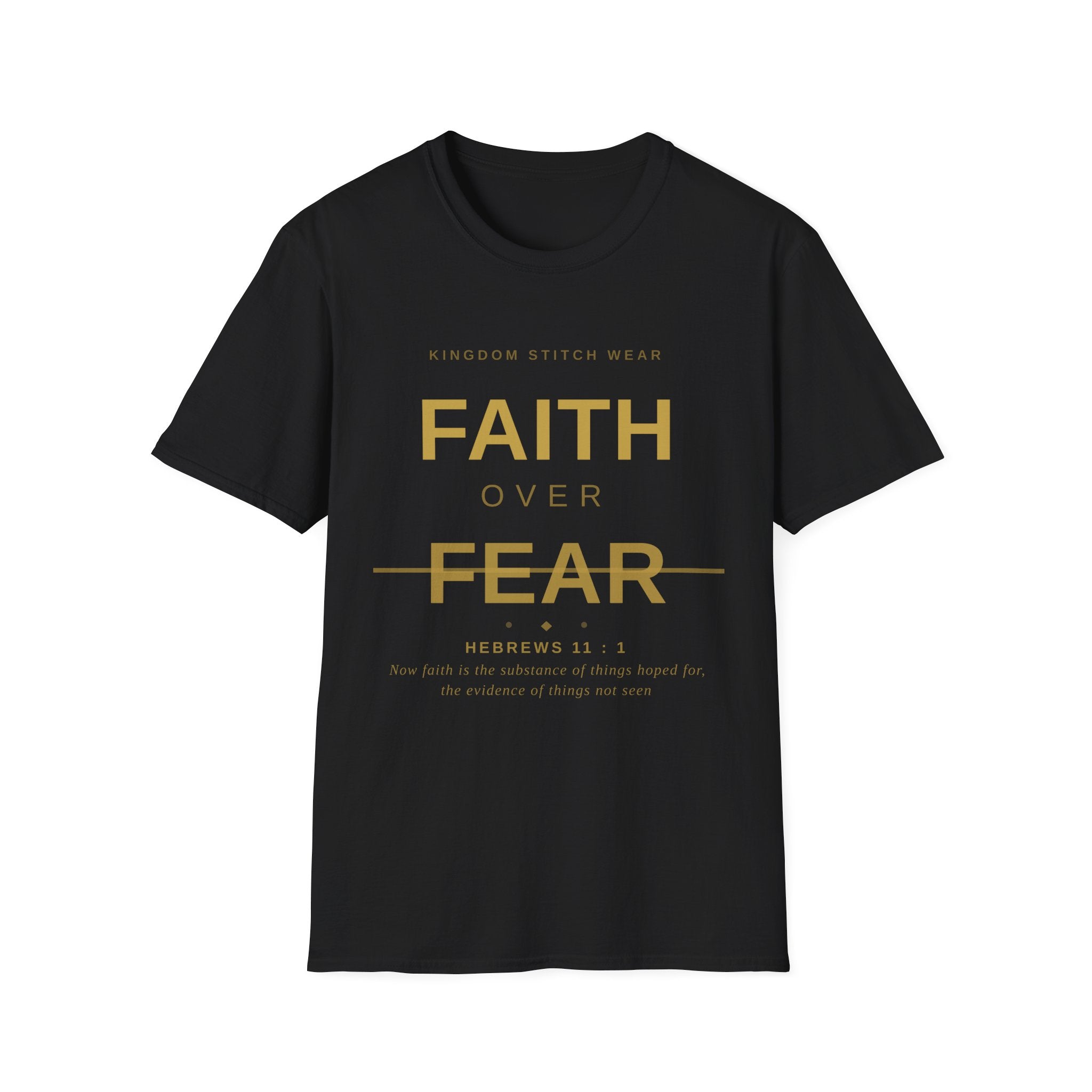 Faith Over Fear Tee | Faith-Based Streetwear | Kingdom Stitch Wear