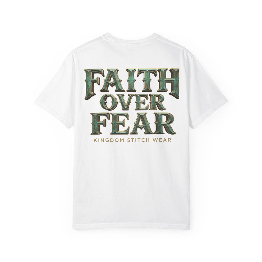 Faith Over Fear Tee | Vintage Patina | Kingdom Stitch Wear