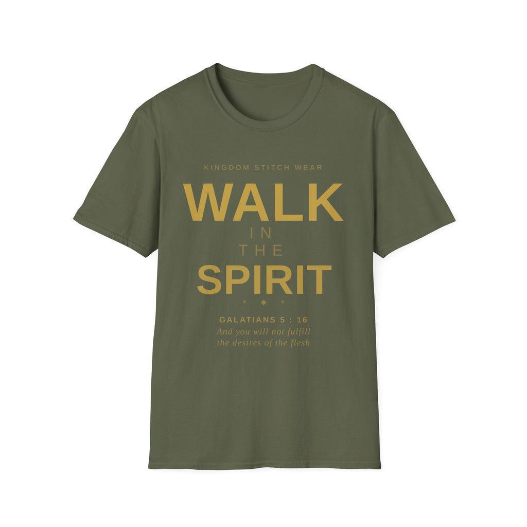 Walk in the Spirit Tee | Faith-Based Streetwear | Kingdom Stitch Wear