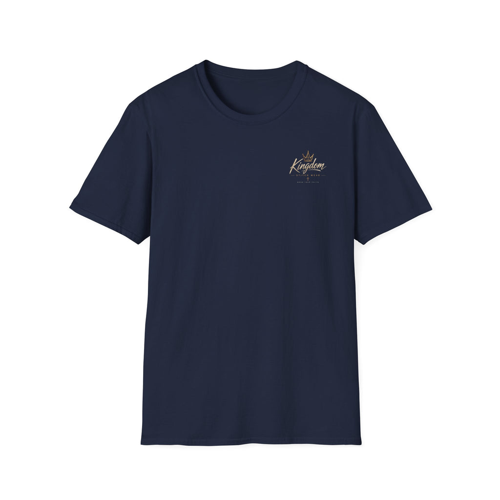 Savior Tee | Jesus Line Art On Back |logo in front left chest| Faith-Based Streetwear | Kingdom Stitch Wear