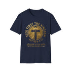 Seek First the Kingdom Tee | Faith-Based Streetwear | Kingdom Stitch Wear