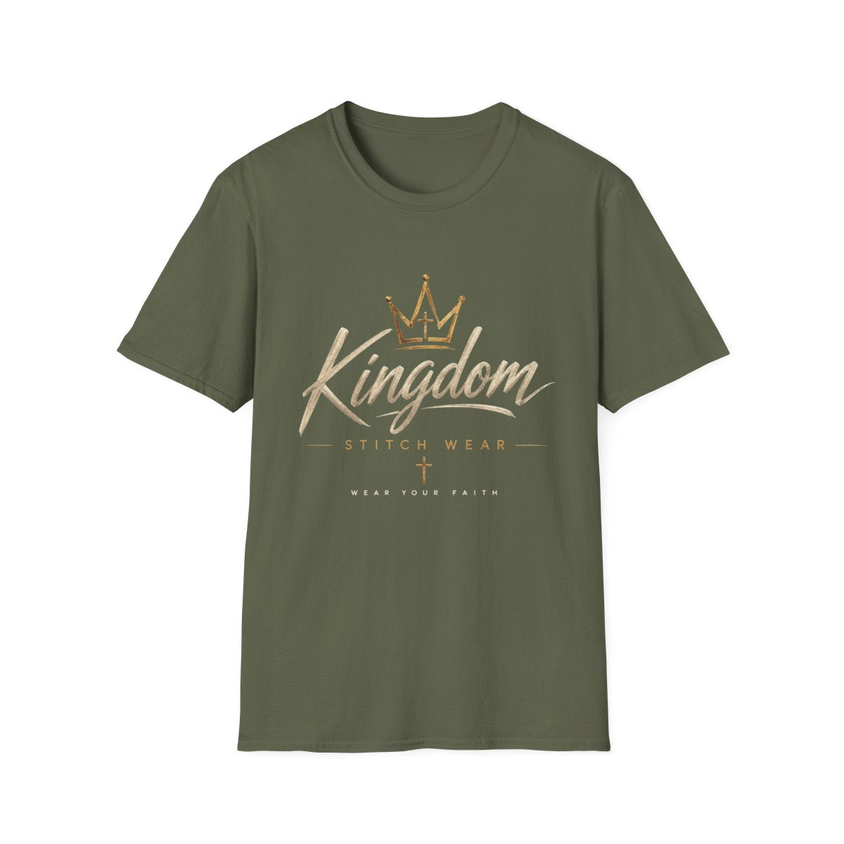 Kingdom Stitch Wear Logo Tee | Faith-Based Streetwear | Wear Your Faith
